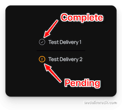 delivery status image